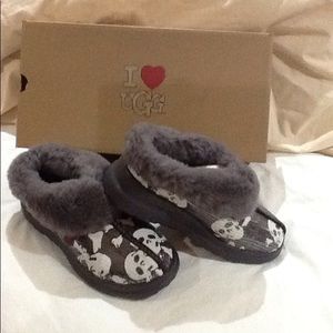 Ugg Sequin Gray Slippers